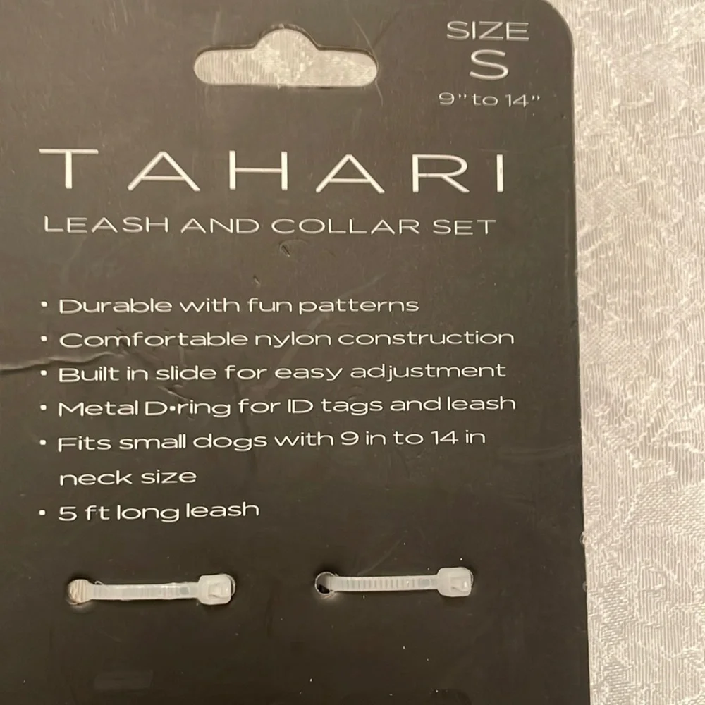 Southwest style adorable leash and collar set. Size small